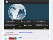 Tablet Screenshot of ambe.com